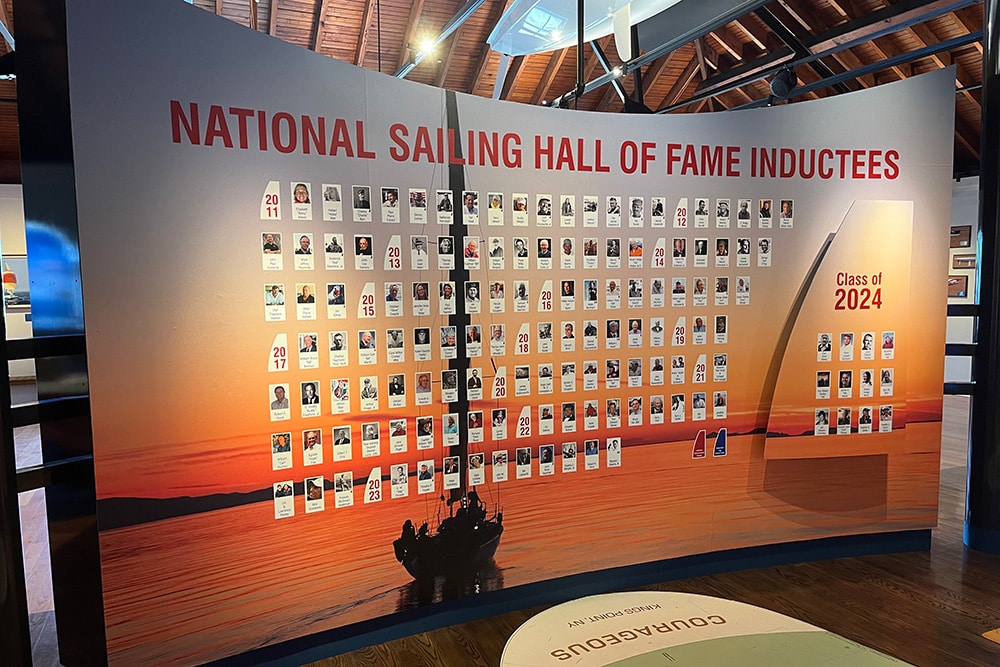 National Sailing Hall of Fame Inductees Exhibit