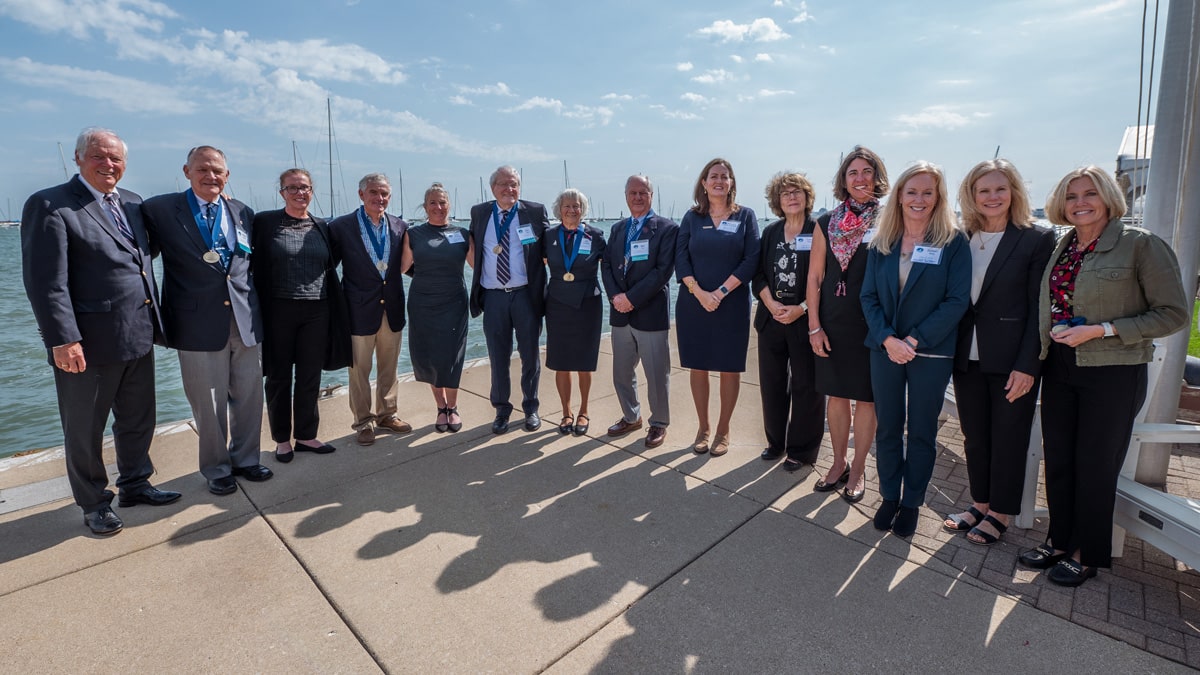 National Sailing Hall of Fame Class of 2024 Inductees, at Induction Ceremony in Chicago