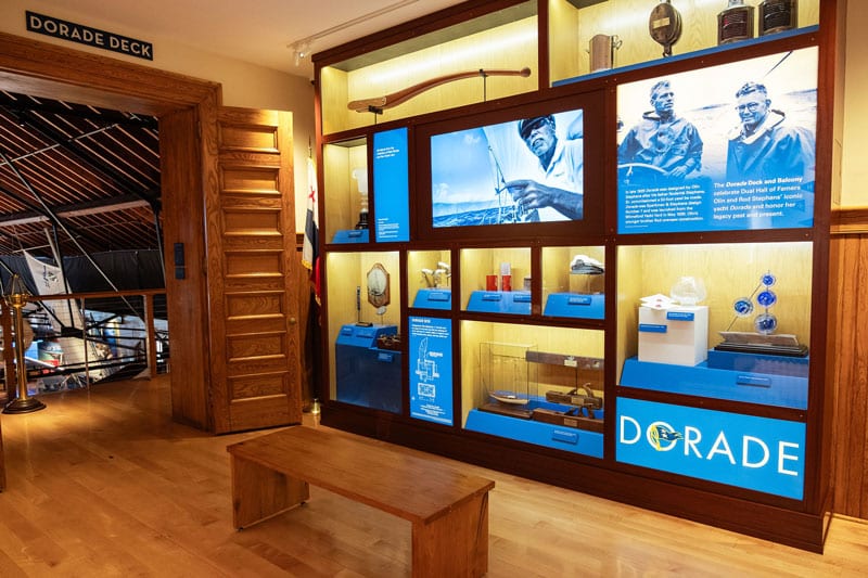 Interactive displays in the Mosbacher Room