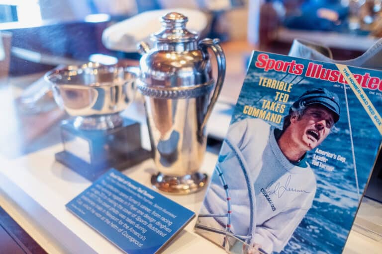 Ted Turner at The Sailing Museum & National Sailing Hall of Fame