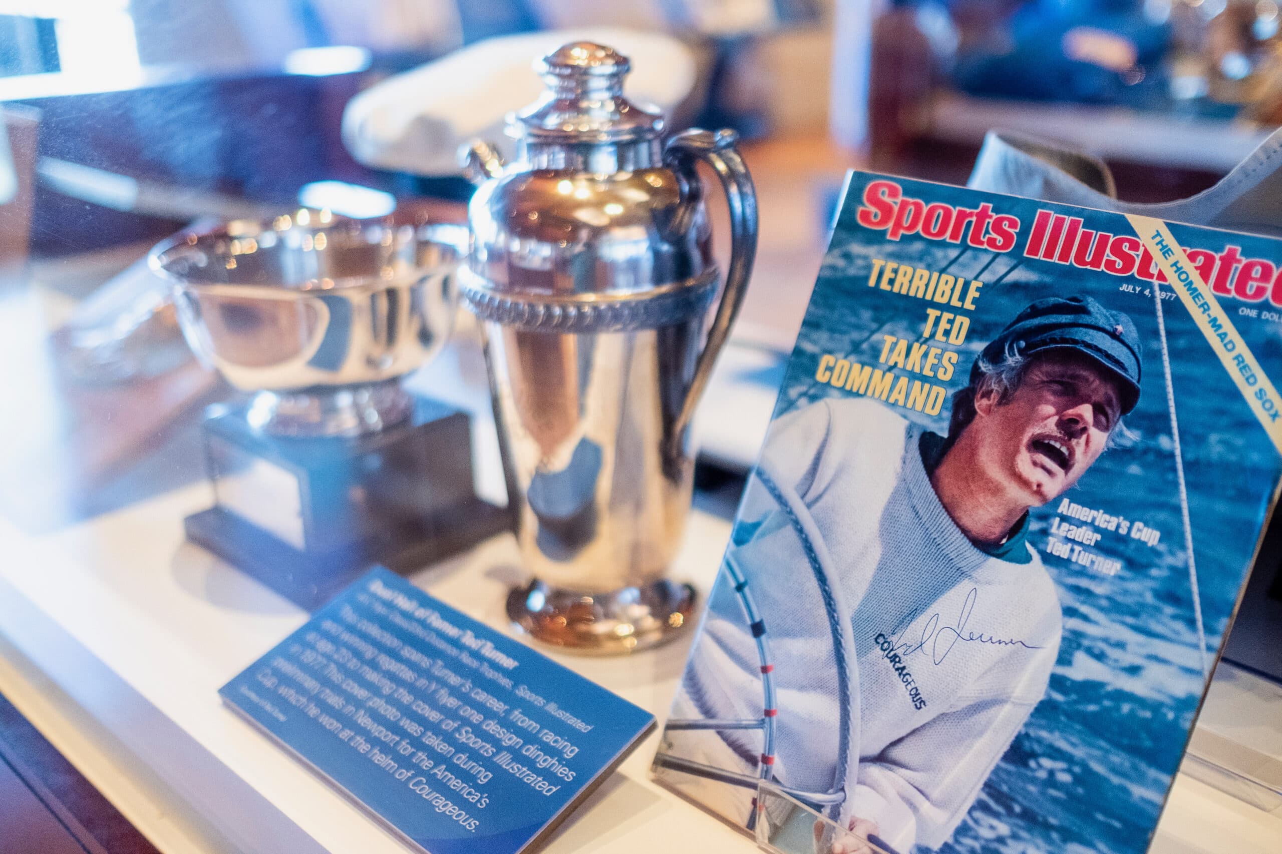 Ted Turner at The Sailing Museum & National Sailing Hall of Fame